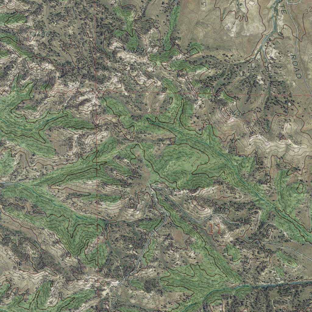 Colstrip Mt MT-COLSTRIP EAST: GeoChange 1970-2013 Map by Western Michigan ...