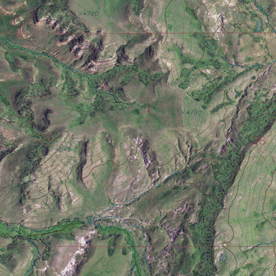 MT-WY BLACK GULCH: GeoChange 1968-2013 Preview 3