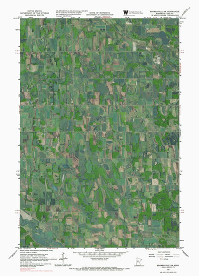 MN-BROWERVILLE SW: GeoChange 1965-2013 Preview 1