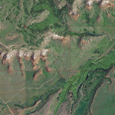 MT-WY WILLOW CREEK DAM SW: GeoChange 1968-2013 Preview 2