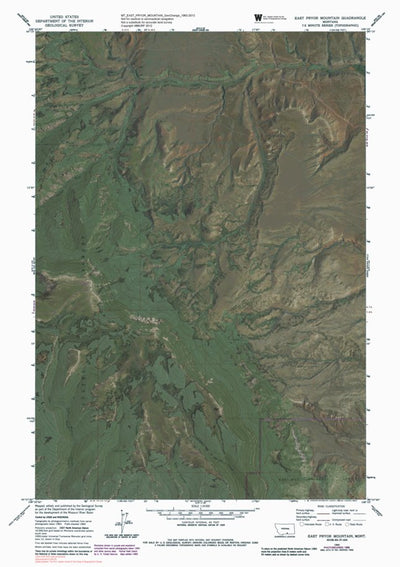 MT-EAST PRYOR MOUNTAIN: GeoChange 1963-2013 Preview 1