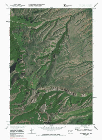 MT-WY RED SPRINGS: GeoChange 1968-2013 Preview 1