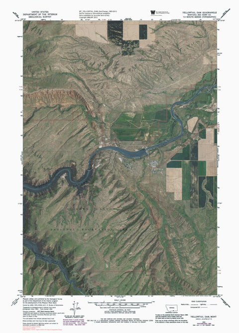 MT-YELLOWTAIL DAM: GeoChange 1963-2013 Preview 1