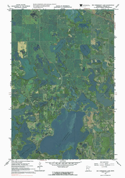MN-BIG CORMORANT LAKE: GeoChange 1963-2013 Preview 1