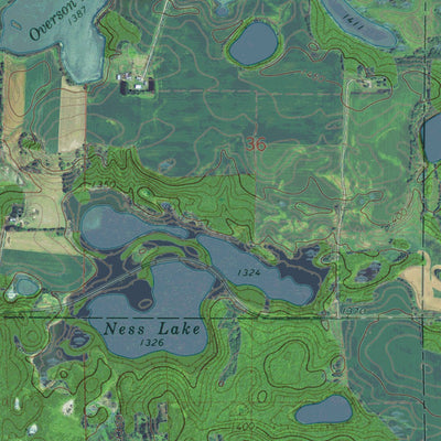 MN-LAKE PARK SW: GeoChange 1963-2013 Preview 2
