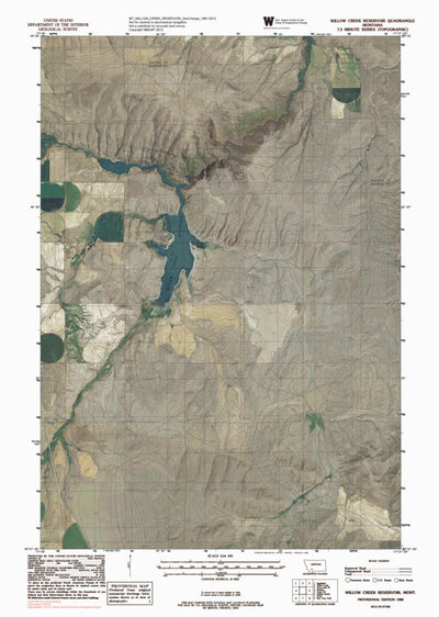 MT-WILLOW CREEK RESERVOIR: GeoChange 1981-2013 Preview 1