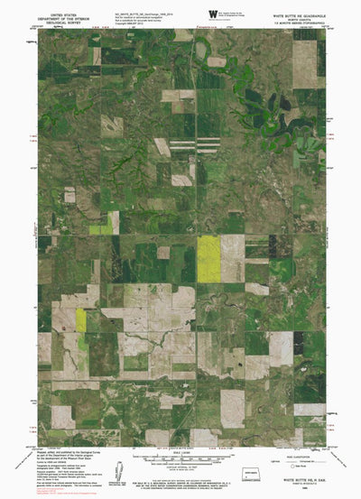 ND-WHITE BUTTE NE: GeoChange 1958-2014 Preview 1