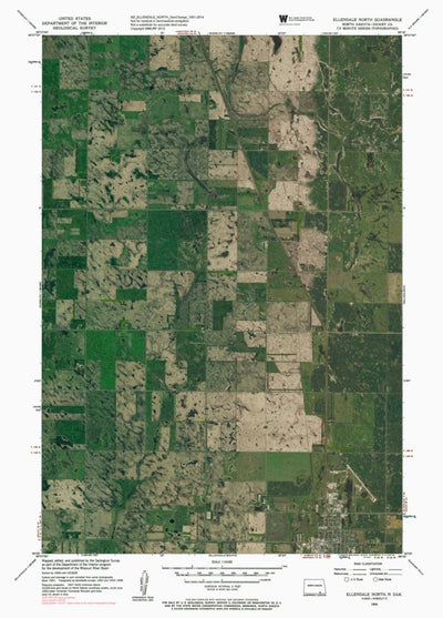 ND-ELLENDALE NORTH: GeoChange 1951-2014 Preview 1