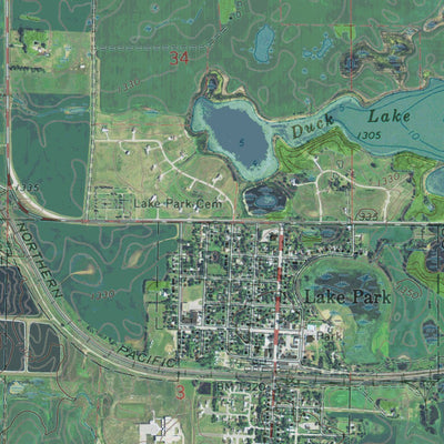 MN-LAKE PARK: GeoChange 1963-2013 Preview 3