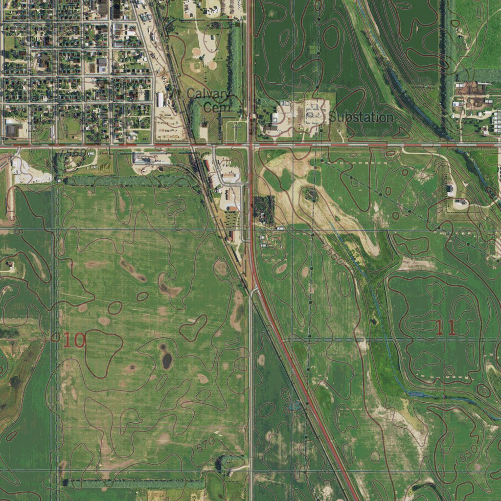 ND-EDGELEY: GeoChange 1974-2014 Map by Western Michigan University ...