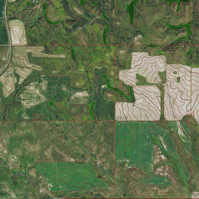 ND-WHITE BUTTE NW: GeoChange 1958-2014 Preview 3