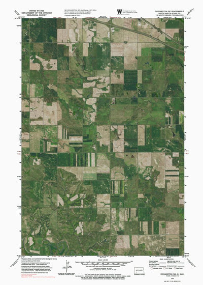 ND-RICHARDTON SE: GeoChange 1972-2014 Preview 1