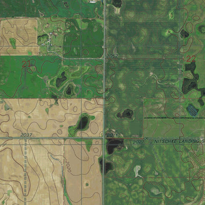 ND-COLDWATER LAKE SW: GeoChange 1976-2014 Preview 2
