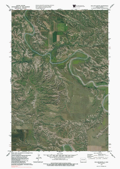ND-BULLION BUTTE: GeoChange 1973-2014 Preview 1