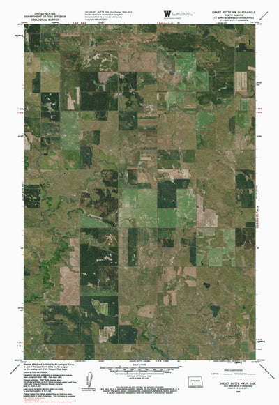 ND-HEART BUTTE NW: GeoChange 1958-2014 Preview 1