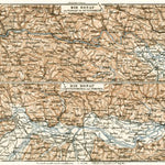 Danube River course map from Ottensheim to Strudel, 1910 Preview 1