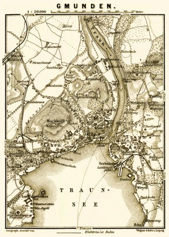 Gmunden town plan, 1906 Preview 1