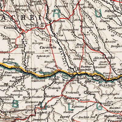 General Map of the Balkan Countries, 1905 Preview 2