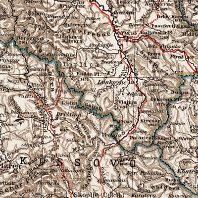 General Map of the Balkan Countries, 1905 Preview 3