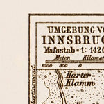 Innsbruck town plan, 1903 (environs) Preview 3