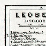 Leoben town plan, 1910 Preview 3