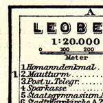 Leoben town plan, 1911 Preview 3