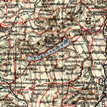Railway map of Austria-Hungary and surrounding states. Inset map: railways of Vienna, 1911 Preview 2
