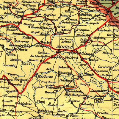 General and Railway Map of the Austro-Hungarian Empire Successor States (in Czech), 1920 Preview 3