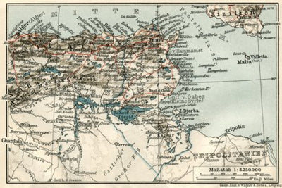 Algeria and Tunisia. Map of the northeastern part of the French Sudan, 1909 Preview 1