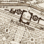 Map of the Schönbrunn palace environs in Vienna (Wien), 1903 Preview 2