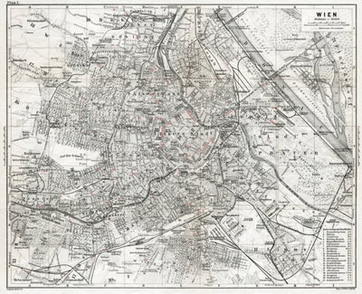 Vienna (Wien) Tramway Network, 1910 Preview 1