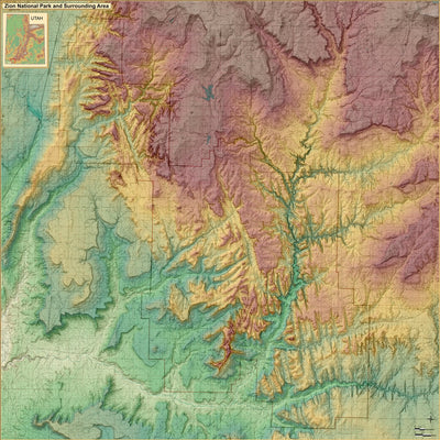 Zion National Park Map Preview 1