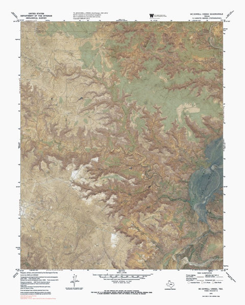 TX-MCDOWELL CREEK: GeoChange 1951-2012 Preview 1
