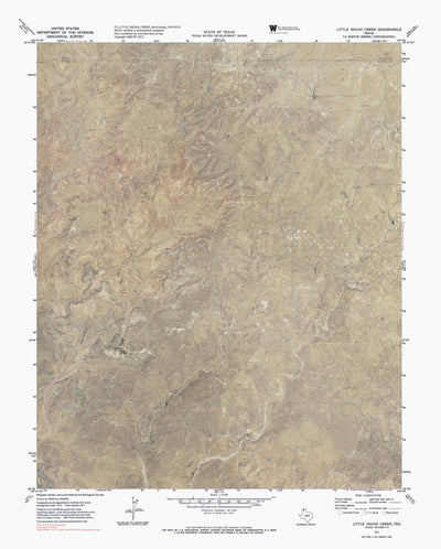 TX-LITTLE INDIAN CREEK: GeoChange 1970-2012 Preview 1