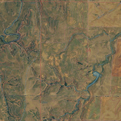 OK-FORT SUPPLY NE: GeoChange 1969-2013 Preview 2