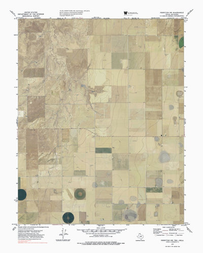 TX-OK-PERRYTON NW: GeoChange 1972-2012 Preview 1