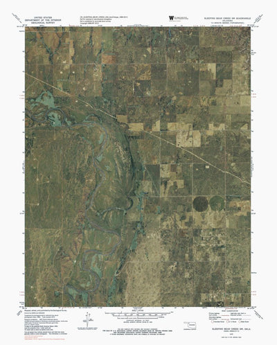 OK-SLEEPING BEAR CREEK SW: GeoChange 1969-2013 Preview 1