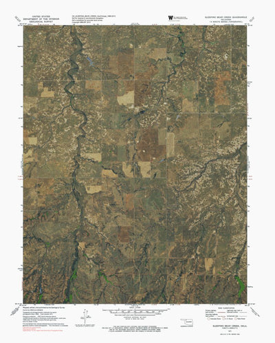 OK-SLEEPING BEAR CREEK: GeoChange 1969-2013 Preview 1