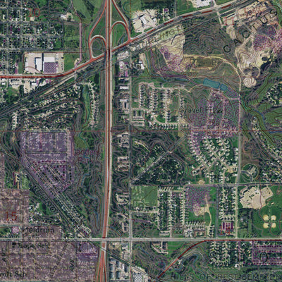 SD-SIOUX FALLS EAST: GeoChange 1958-2014 Preview 2