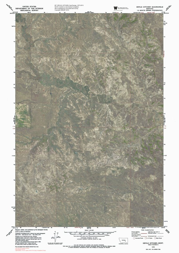 MT-DEVILS KITCHEN: GeoChange 1973-2013 Map by Western Michigan ...