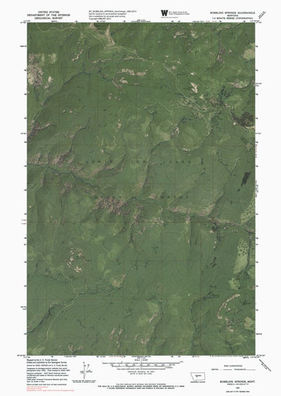 MT-BUBBLING SPRINGS: GeoChange 1962-2013 Preview 1