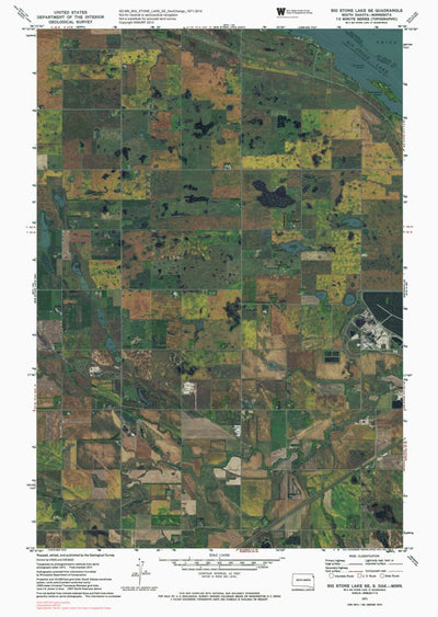 SD-MN-BIG STONE LAKE SE: GeoChange 1971-2014 Preview 1