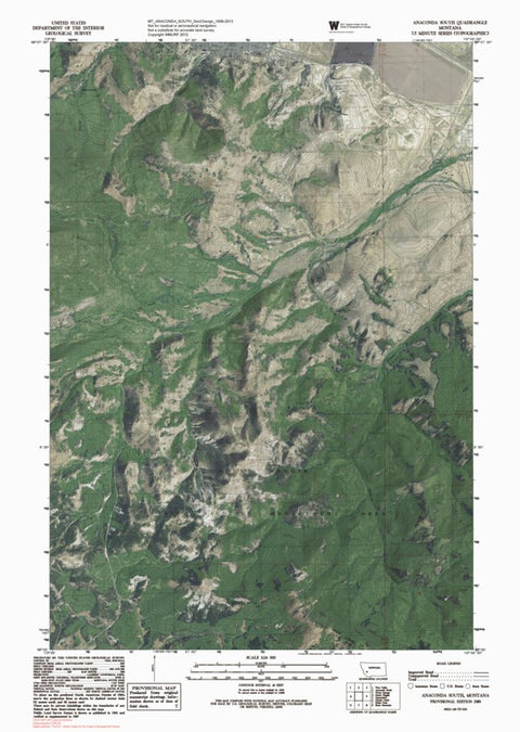 MT-ANACONDA SOUTH: GeoChange 1956-2013 Preview 1