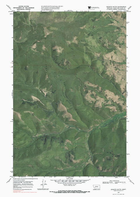 MT-GRANITE BUTTE: GeoChange 1967-2013 Preview 1