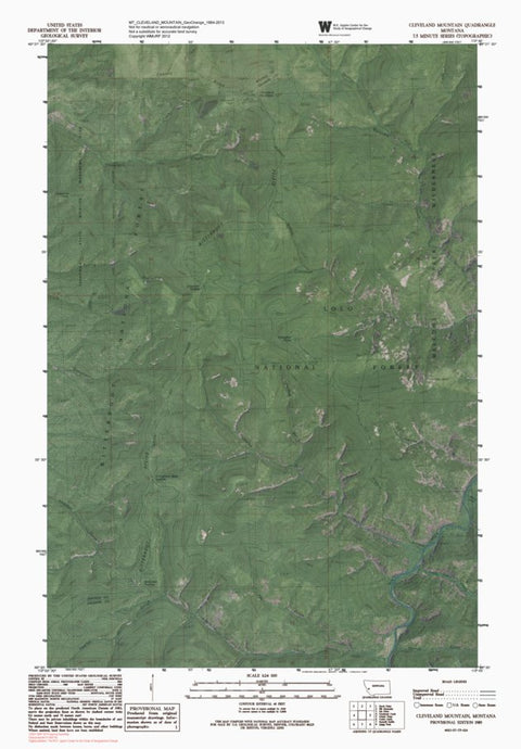 MT-CLEVELAND MOUNTAIN: GeoChange 1984-2013 Preview 1