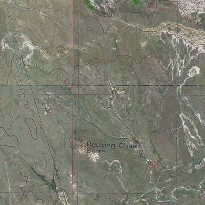 MT-ROCKING CHAIR BUTTE: GeoChange 1974-2013 Preview 2
