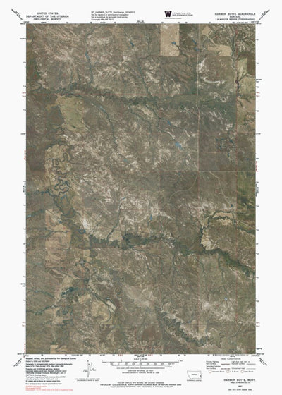 MT-HARMON BUTTE: GeoChange 1974-2013 Preview 1
