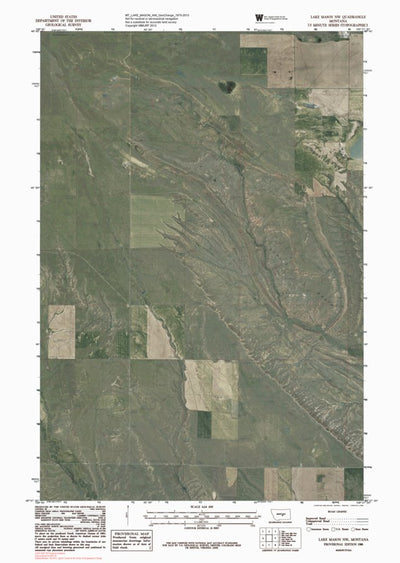MT-LAKE MASON NW: GeoChange 1975-2013 Preview 1