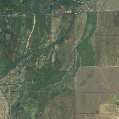 MT-HARLOWTON SW: GeoChange 1979-2013 Preview 2