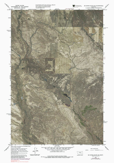 MT-MCGINNIS BUTTE SE: GeoChange 1964-2013 Preview 1